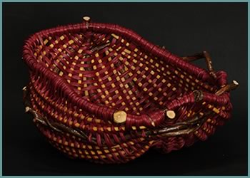 Sweet Candy, a bowl from master weaver Tina Puckett