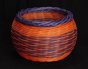 Woven bowl by Tina Puckett